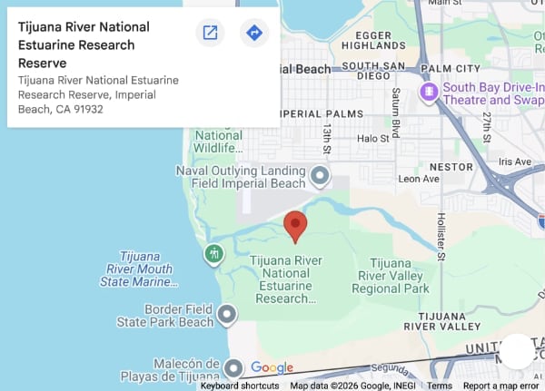 Tijuana River National Estuarine Research Reserve, Imperial Beach, CA